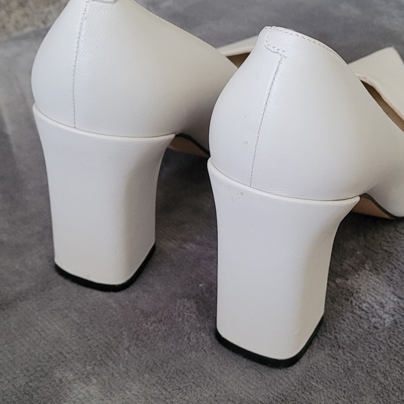 Marc Fisher high heel block heel pointy toe shoes size 9 - Picture 5 of 8